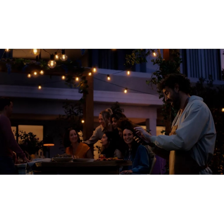 Philips - LED RGBW pikendatav, hämardatav välisvalgustite kett Hue FESTAVIA 30xLED 21m IP65