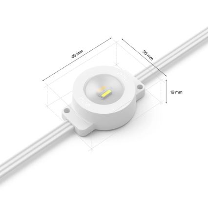 Philips - LED RGBW pikendatav, hämardatav välistingimustesse sobiv valguskett Hue FESTAVIA 16xLED 9m 1000-20000K IP65