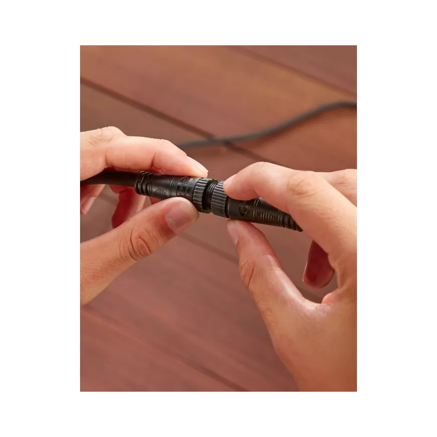 Philips - LED RGBW pikendatav, hämardatav välivalguskett Hue FESTAVIA 20× LED 14 m IP65