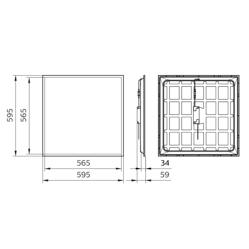 Philips - LED Süvistatav valguspaneel LEDINAIRE LED/34W/230V 60x60 cm 4000K UGR&lt;19 IP40