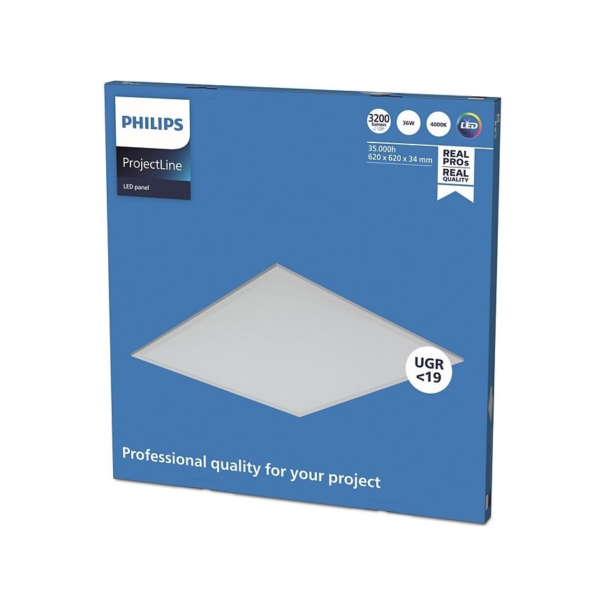 Philips - LED Süvistatav valguspaneel PROJECTLINE LED/36W/230V 62x62 cm
