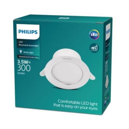 Philips - LED Süvistatav valgusti LED/3,5W/230V 4000K