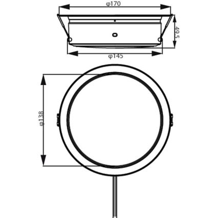 Philips - LED Süvistatav valgusti LED/6,5W/230V 4000K