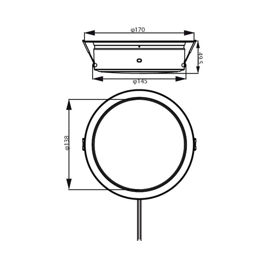 Philips - LED Süvistatav valgusti LED/6,5W/230V 4000K