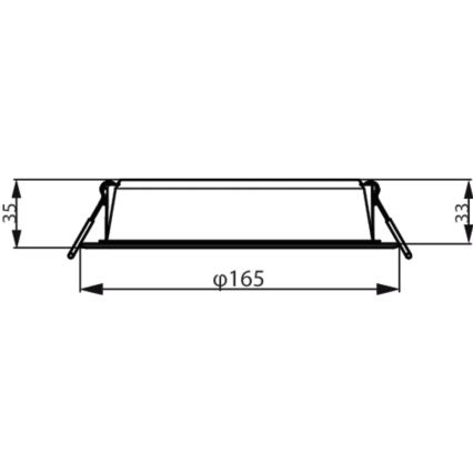 Philips - LED Süvistatav valgusti MESON LED/16,5W/230V 4000K