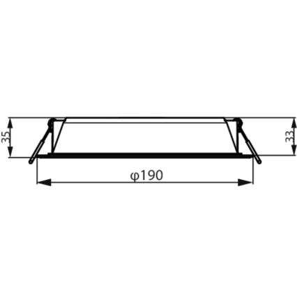 Philips - LED Süvistatav valgusti MESON LED/20W/230V 4000K