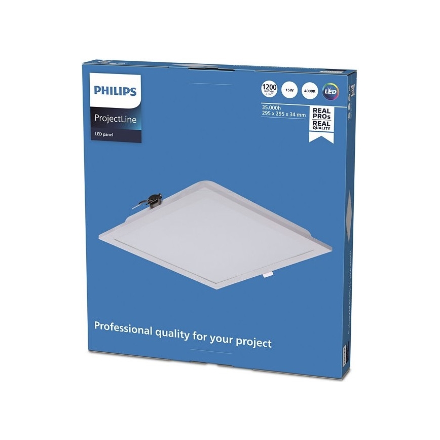 Philips - LED Süvistatav valgusti PROJECTLINE LED/15W/230V 29,5x29,5 cm