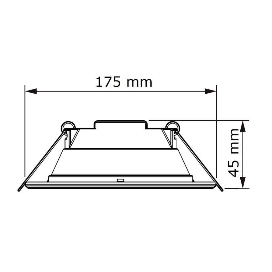 Philips - LED Süvistatav valgusti SLIM LED/11W/230V 3000K