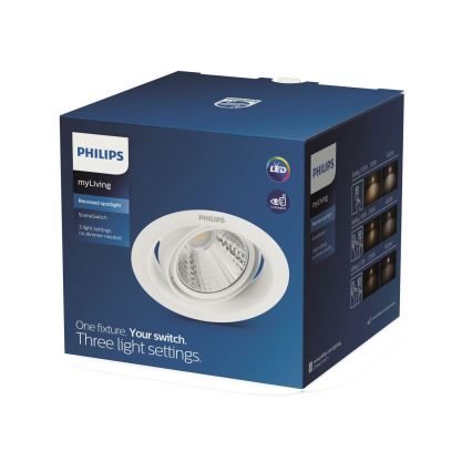 Philips - LED Süvistatav valgusti LED/4.5W/230V 2,700K