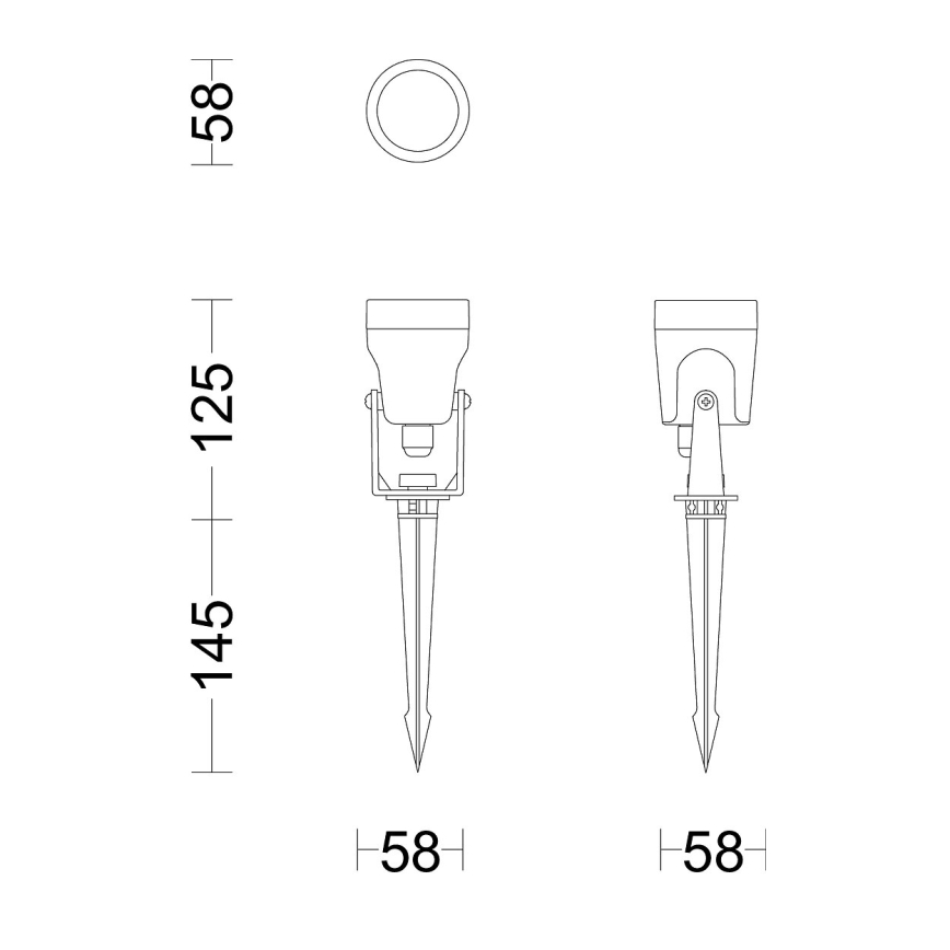 Philips - LED Väli kohtvalgusti GARDENLINK REUEL LED/1,5W/24V 2700K IP44