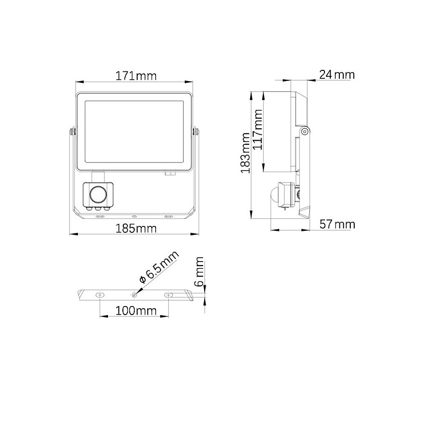 Philips - LED Väli prožektor anduriga PROJECTLINE LED/30W/230V IP65 3000K