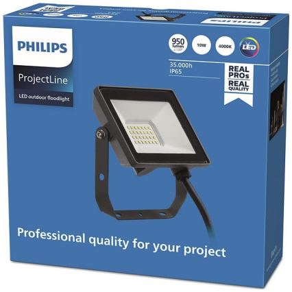 Philips - LED Väli prožektor PROJECTLINE LED/10W/230V IP65 4000K