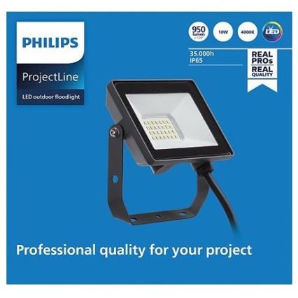 Philips - LED Väli prožektor PROJECTLINE LED/10W/230V IP65 4000K