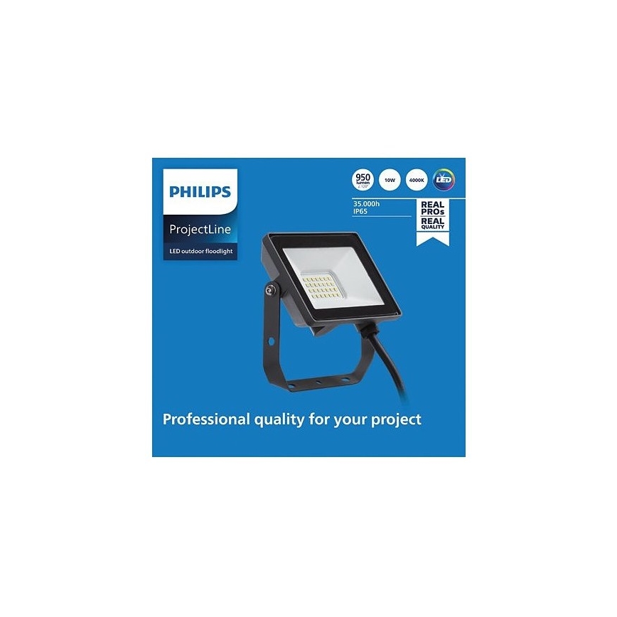 Philips - LED Väli prožektor PROJECTLINE LED/10W/230V IP65 4000K