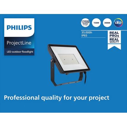 Philips - LED Väli prožektor PROJECTLINE LED/150W/230V IP65 3000K