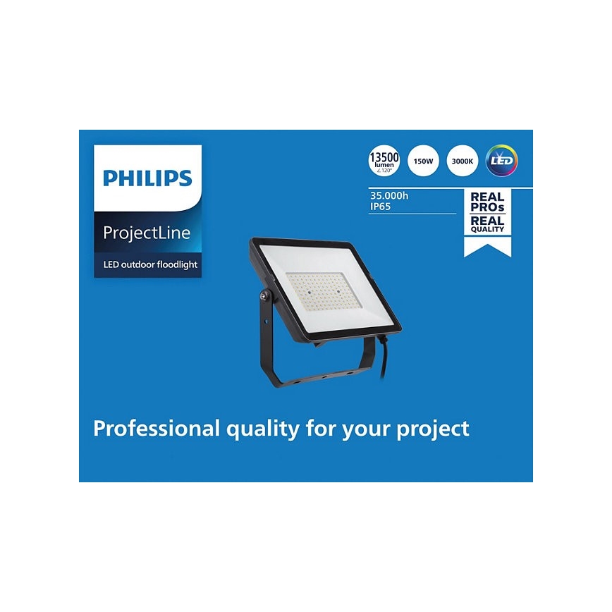 Philips - LED Väli prožektor PROJECTLINE LED/150W/230V IP65 3000K