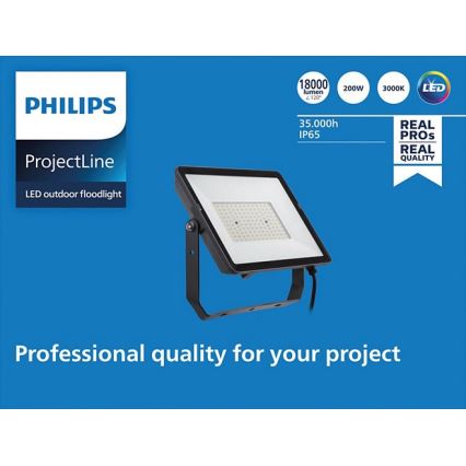 Philips - LED Väli prožektor PROJECTLINE LED/200W/230V IP65 3000K