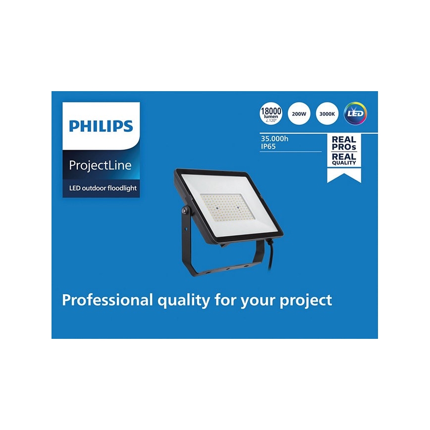 Philips - LED Väli prožektor PROJECTLINE LED/200W/230V IP65 3000K