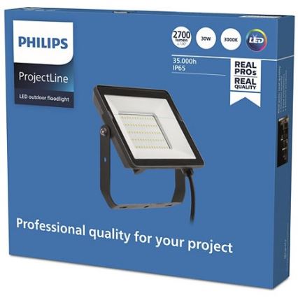 Philips - LED Väli prožektor PROJECTLINE LED/30W/230V IP65 3000K