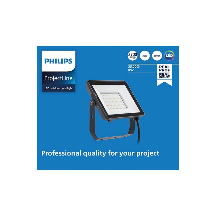 Philips - LED Väli prožektor PROJECTLINE LED/30W/230V IP65 3000K