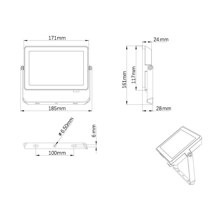 Philips - LED Väli prožektor PROJECTLINE LED/30W/230V IP65 3000K