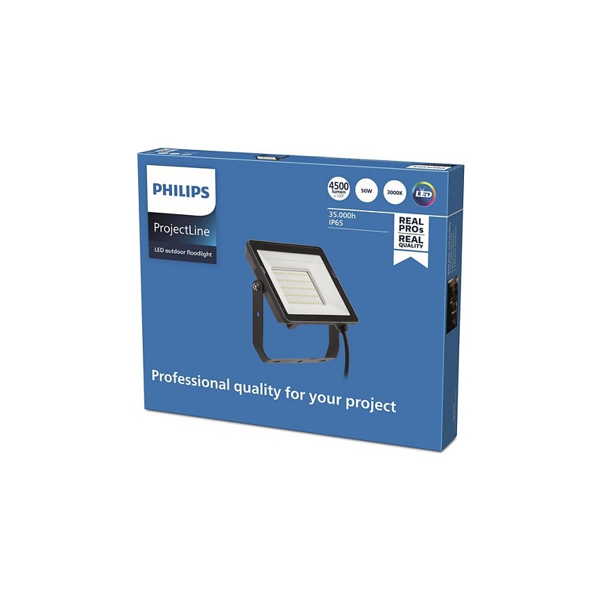 Philips - LED Väli prožektor PROJECTLINE LED/50W/230V IP65 3000K