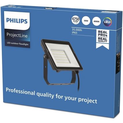 Philips - LED Väli prožektor PROJECTLINE LED/50W/230V IP65 4000K