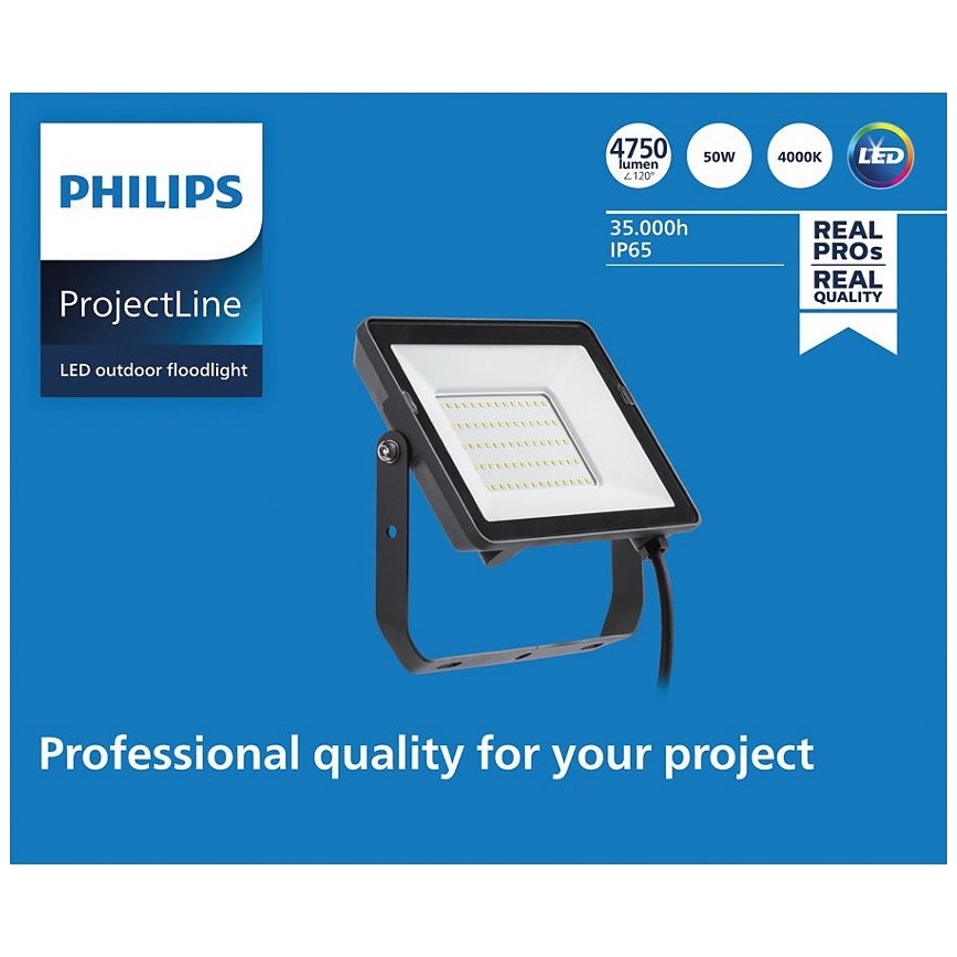 Philips - LED Väli prožektor PROJECTLINE LED/50W/230V IP65 4000K