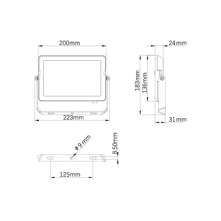 Philips - LED Väli prožektor PROJECTLINE LED/50W/230V IP65 4000K