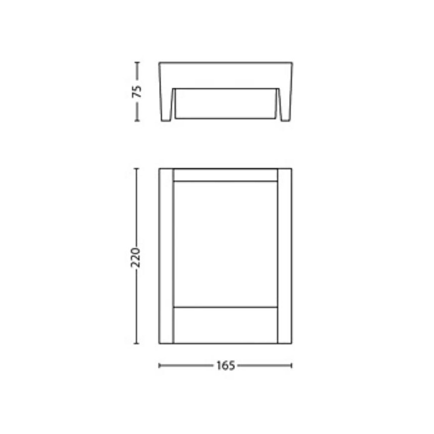Philips - LED Väli seinavalgusti ARBOUR LED/3,8W/230V 2700K IP44