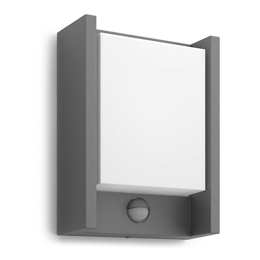 Philips - LED Väli seinavalgusti koos anduriga ARBOUR LED/3,8W/230V 2700K IP44