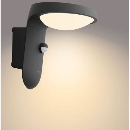 Philips - LED Väli seinavalgusti koos anduriga LED/9W/230V 2700K IP44