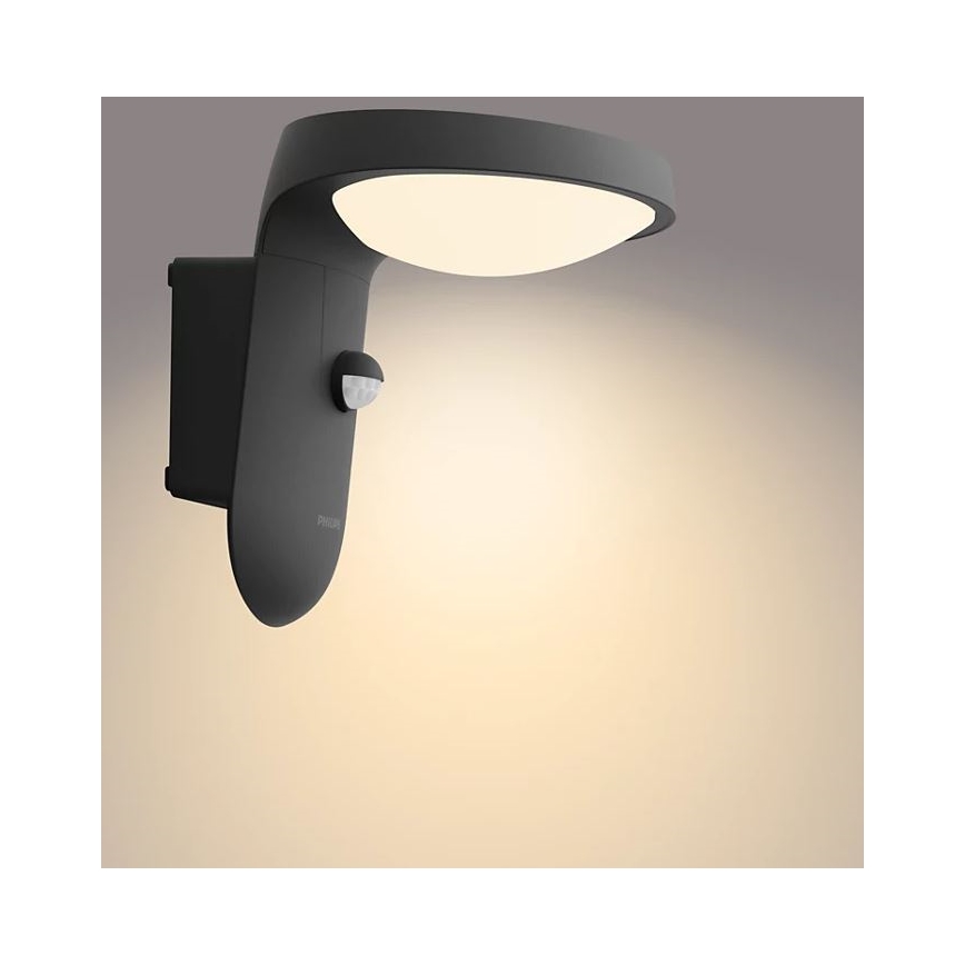 Philips - LED Väli seinavalgusti koos anduriga LED/9W/230V 2700K IP44