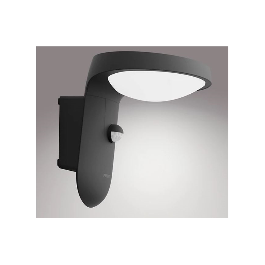 Philips - LED Väli seinavalgusti koos anduriga LED/9W/230V 4000K IP44