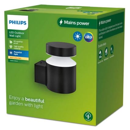 Philips - LED Väli seinavalgusti LAVEN LED/6W/230V 2700K IP44