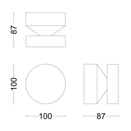 Philips - LED Väli seinavalgusti LAVEN LED/6W/230V 2700K IP44