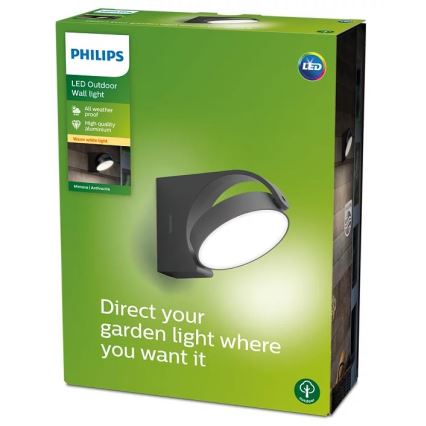 Philips - LED Väli seinavalgusti LED/7W/230V 2700K IP44