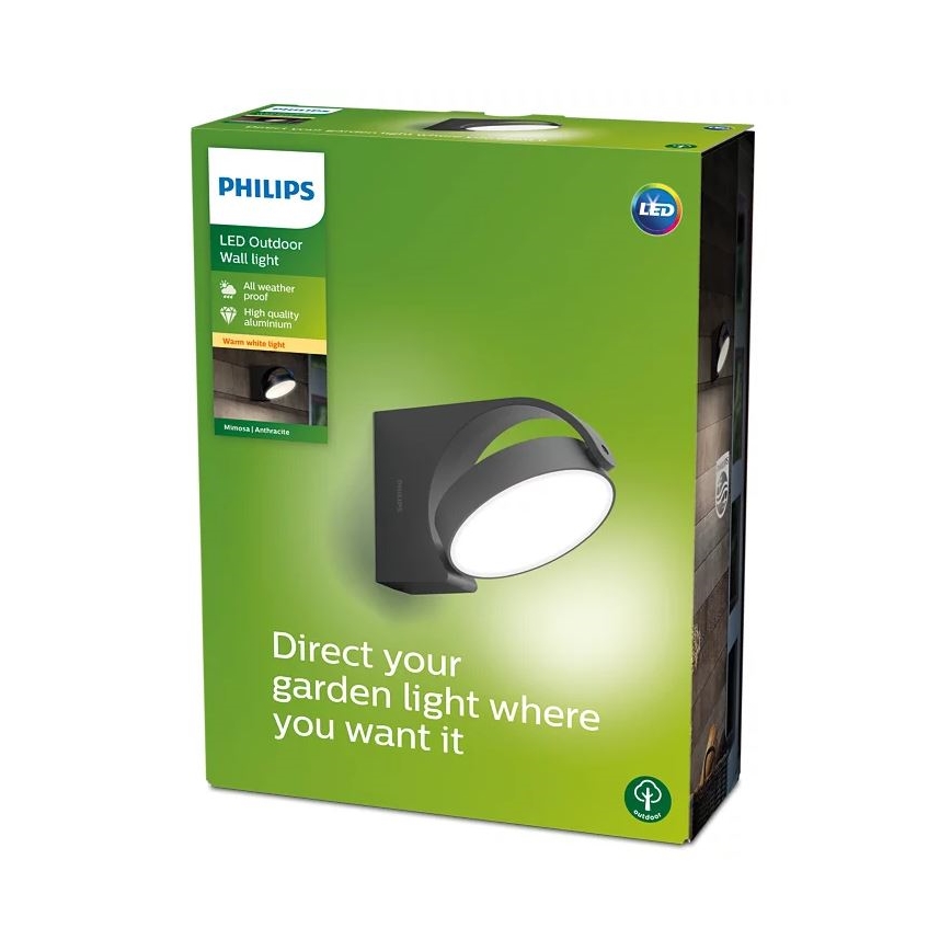 Philips - LED Väli seinavalgusti LED/7W/230V 2700K IP44