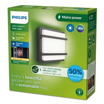 Philips - LED Väli seinavalgusti PETRONIA LED/3,8W/230V IP44