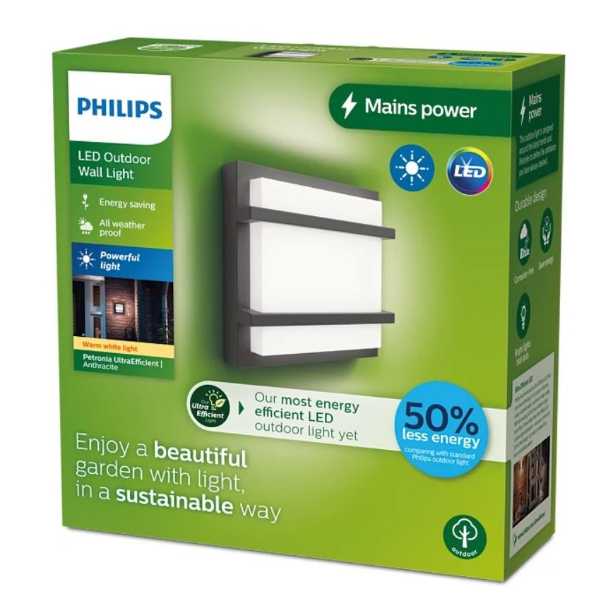 Philips - LED Väli seinavalgusti PETRONIA LED/3,8W/230V IP44