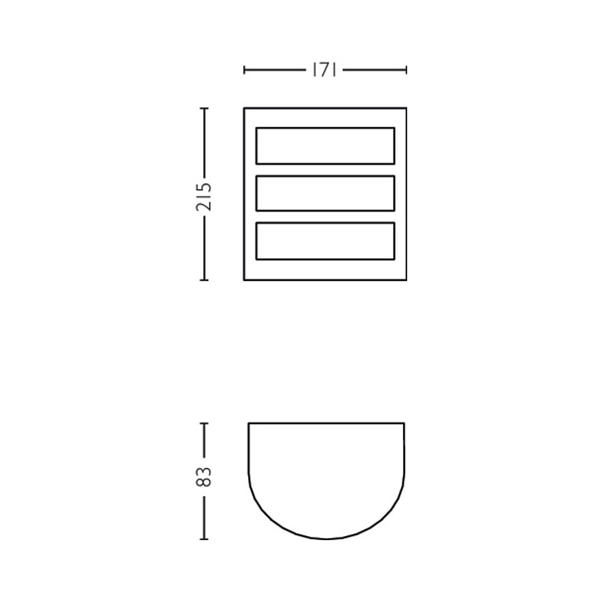 Philips - LED Väli seinavalgusti LED/6W/230V 2700K IP44
