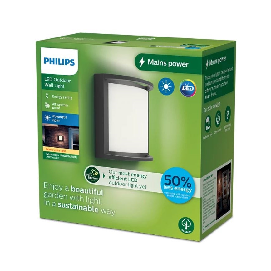 Philips - LED Väli seinavalgusti SAMONDRA LED/3,8W/230V IP44