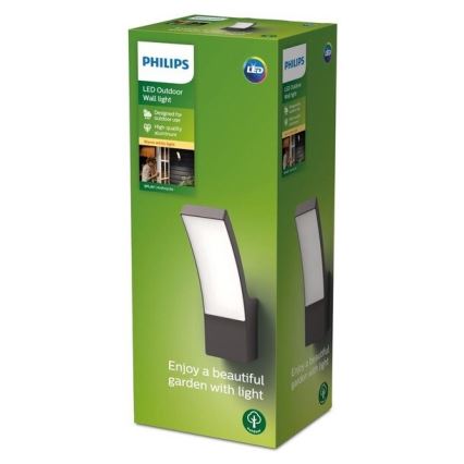 Philips - LED Väli seinavalgusti LED/12W/230V 2700K IP44