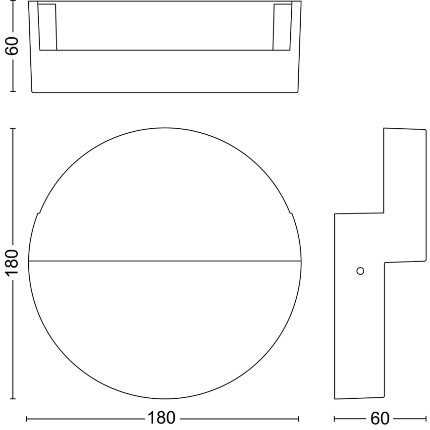 Philips - LED Väli seinavalgusti VALOR LED/4,3W/230V 2700K IP44