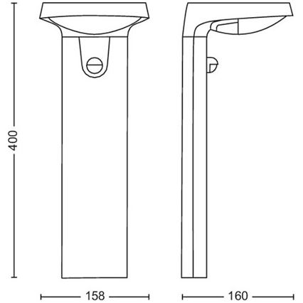 Philips - LED Välilamp anduriga LED/9W/230V 2700K IP44