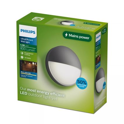 Philips - LED välisseinavalgusti CAPRICORN LED/4,3W/230V IP44