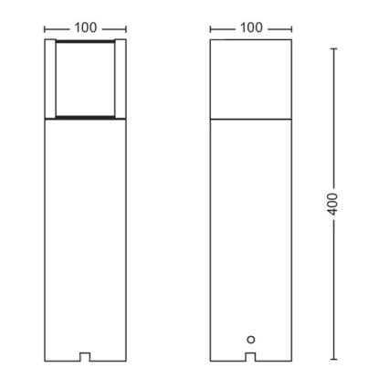 Philips - LED Välivalgusti LED/6W/12V 4000K 2700K IP44