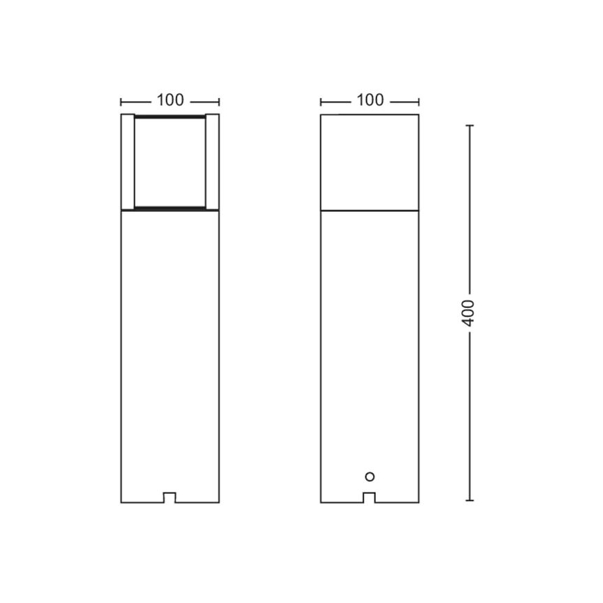 Philips - LED Välivalgusti LED/6W/12V 4000K 2700K IP44