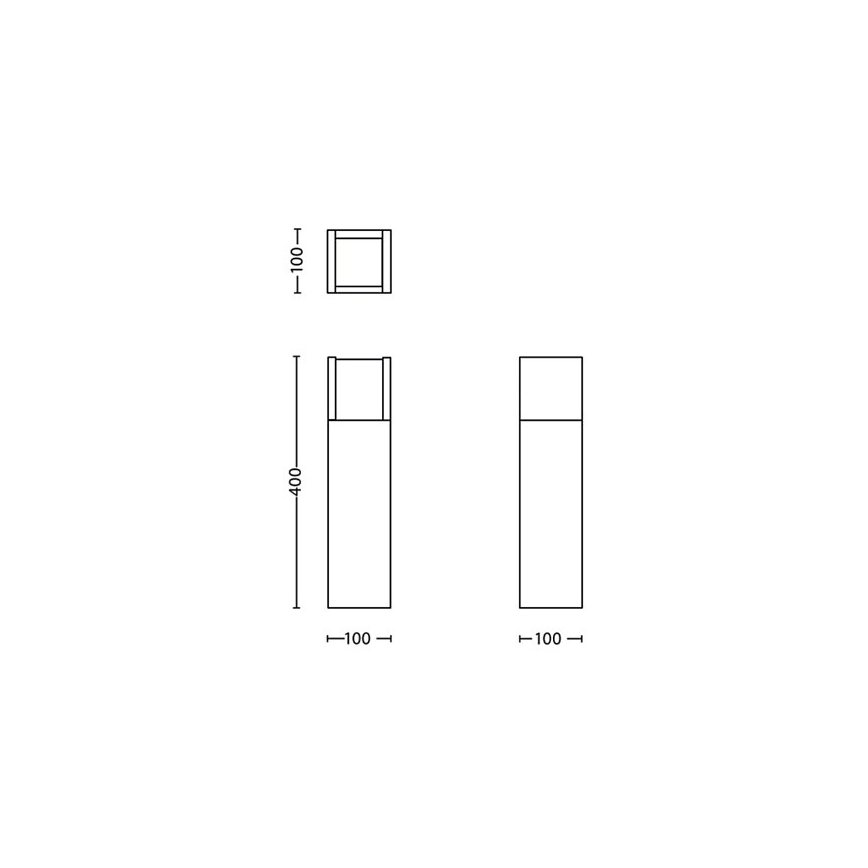 Philips - LED Välivalgusti LED/3,8W/230V 40 cm 3000K IP44