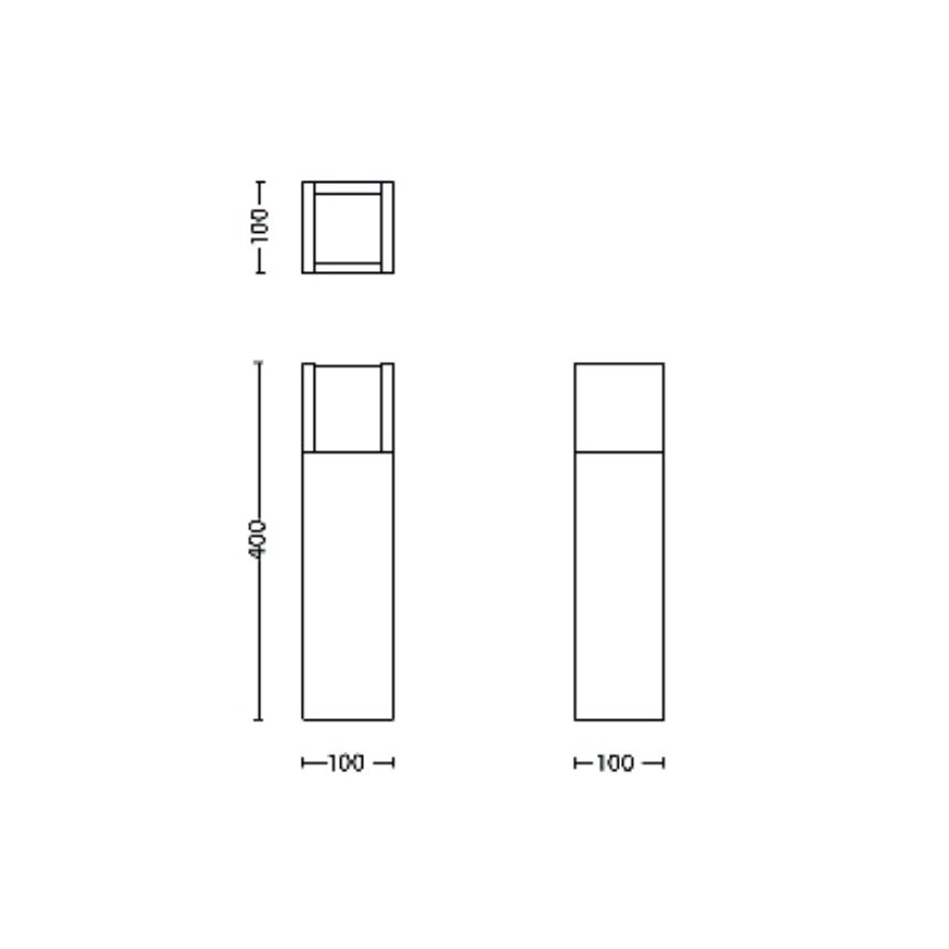 Philips - LED Välivalgusti ARBOUR LED/3,8W/230V 40 cm 2700K IP44